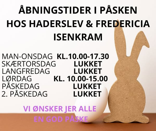 Fredericia Isenkram byder velkommen til shopping i byens største isenkramunivers