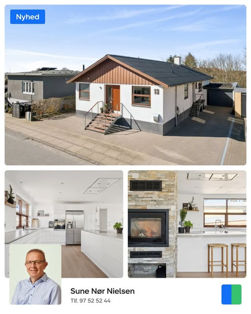 Nybolig Skive I/S præsenterer ny bolig i skovbakke-kvarteret med fantastisk udsigt