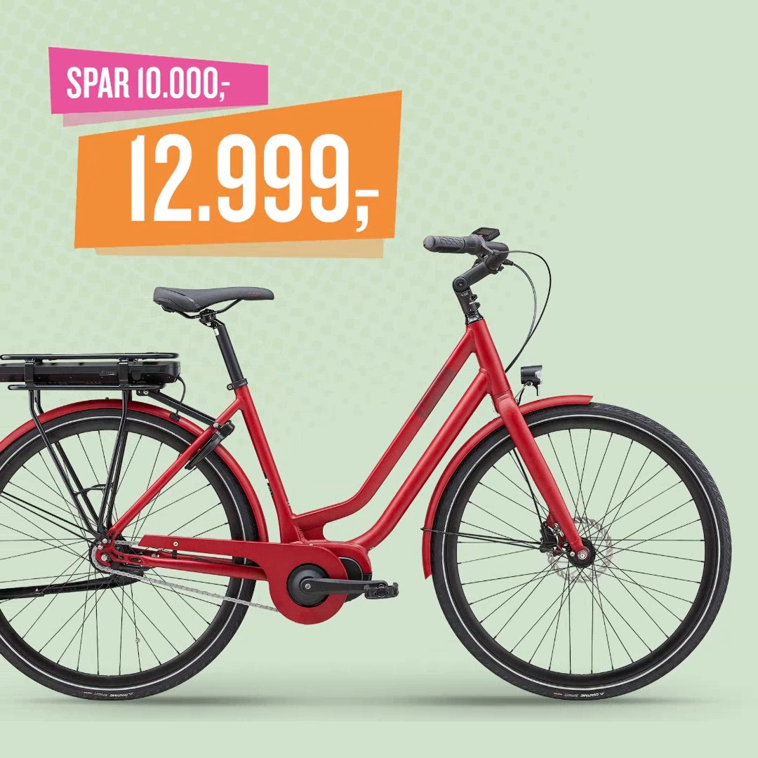 Spar 10.000 kr på E-Fly VIA Neo og VIA Herre cykler: Tilbud gælder indtil 26. maj eller så længe lager haves