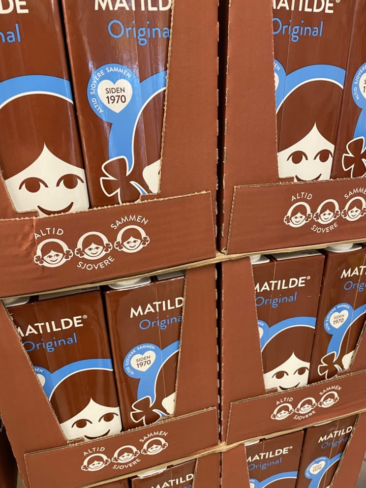 Spar Nørrebro Hjørring tilbyder Mathilde kakao mælk til kun 10 kr. stk. - bestil nu!