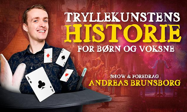 Magisk rejse gennem tryllekunstens historie med Andreas Brunsborg