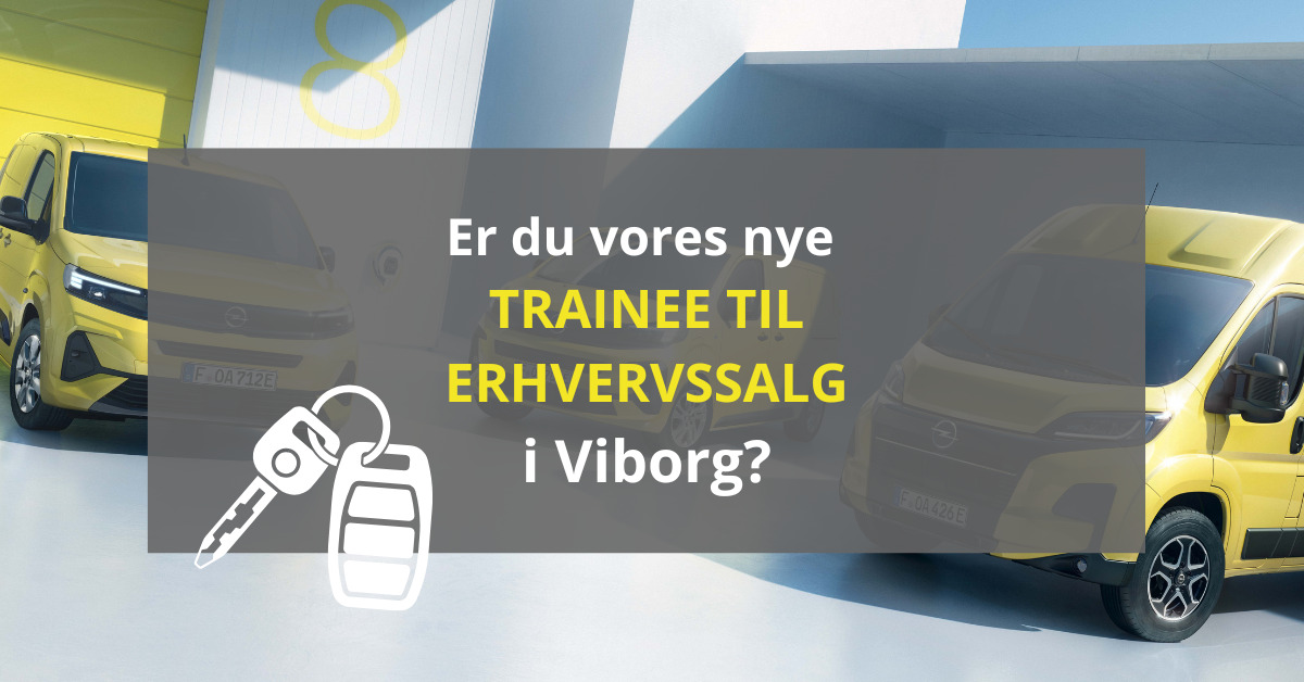 Jørgen Laursen A/S søger trainee til erhvervssalg i Viborg