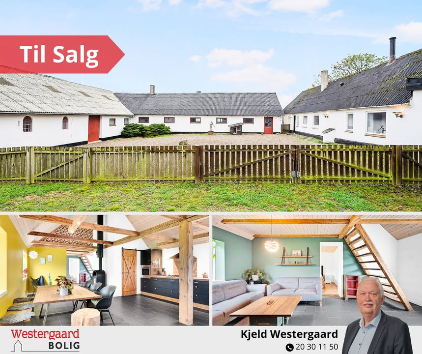 Westergaard Bolig præsenterer lystejendom i pragtfuldt naturområde syd for Ingstrup