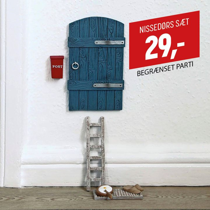 XL Byg Tømmergaarden Hals: Nissedrillerier og begrænset nissedørssæt tilgængelig indtil 14/11-24