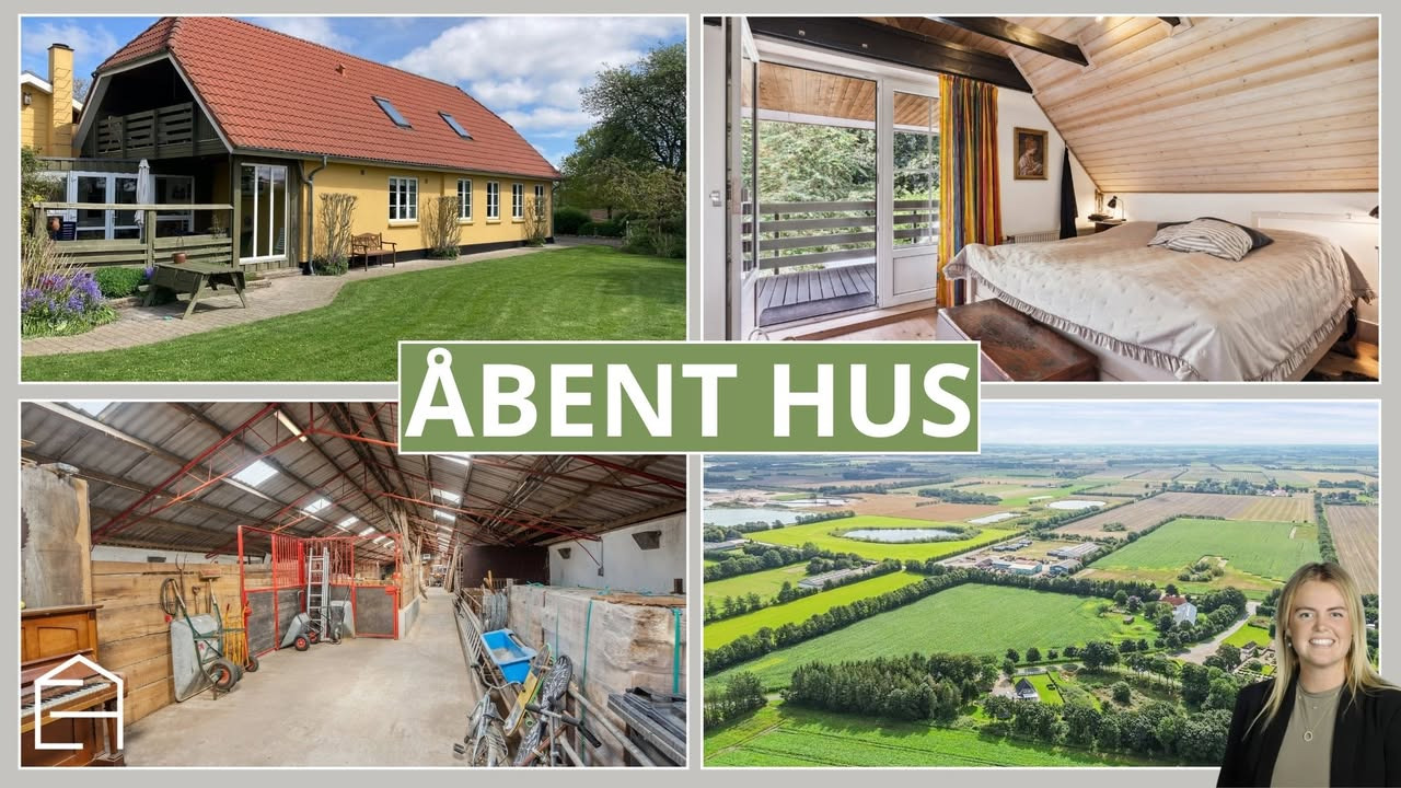 Ejenholm Bolig & Erhverv inviterer til åbent hus nær Rødekro den 23. januar 2025