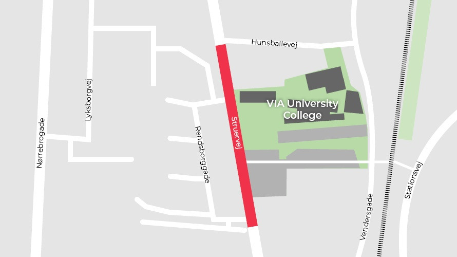 Renovering af Struervej i Holstebro starter: Fortov, cykelsti og kørebanen får nyt liv