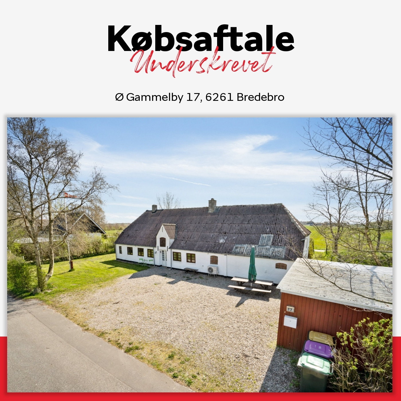 Home Tønder: købsaftale underskrevet for Ø Gammelby 17, 6261 Bredebro