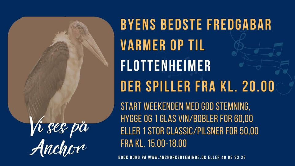 Byens bedste fredagsbar: Opvarmning til Flottenheimer i Kerteminde