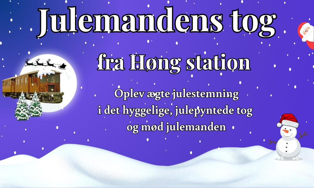 Oplev julestemning med veterantog i Høng