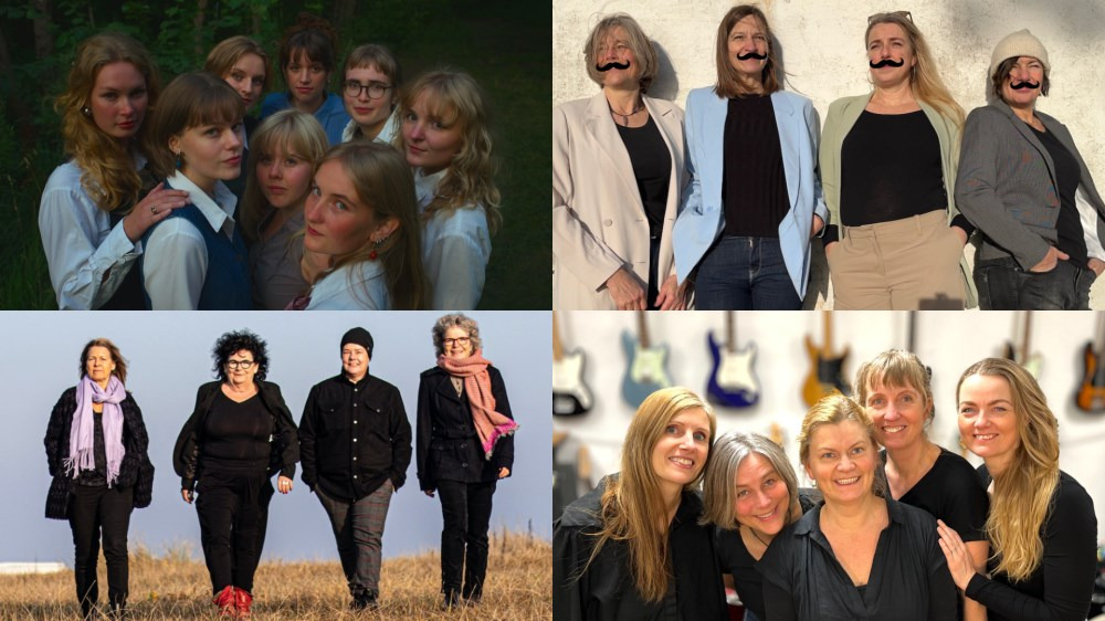 Musikalsk fejring af Kvindernes Internationale Kampdag på Folkestedet