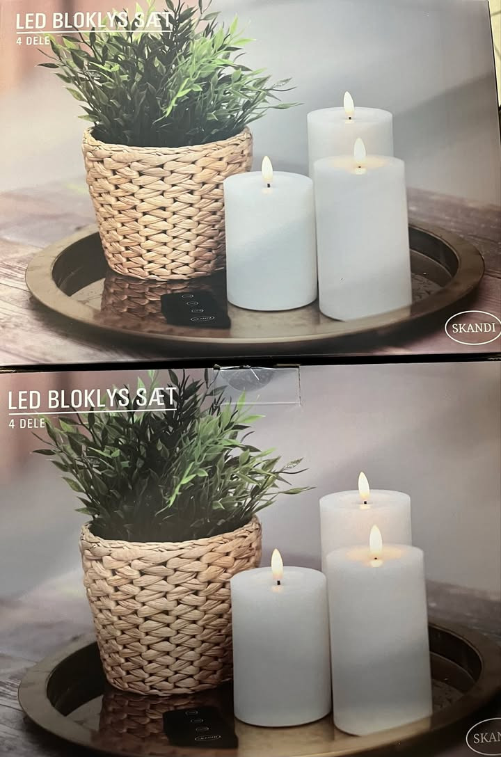 Torsdagsbasker: Spar Fårup tilbyder led bloklys sæt til fantasipris