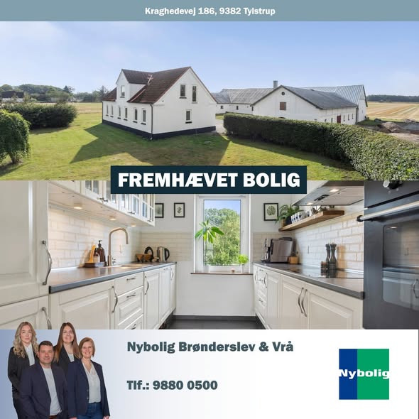Nybolig Brønderslev & Vrå præsenterer: Charmerende villa med landlig idyl og stor grund til salg