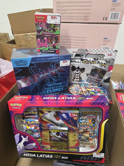 KiDS Coolshop melder om genopfyldning af Pokémon-kort til lokale kunder