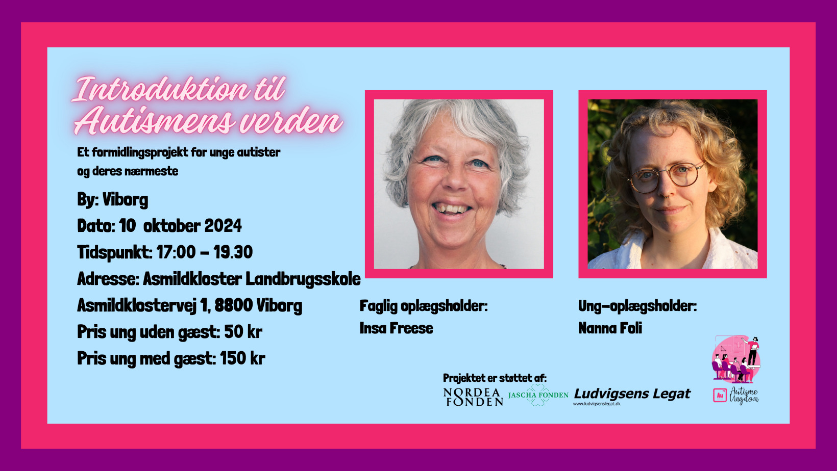 Introduktion til autismens verden: Oplægsaften i Viborg