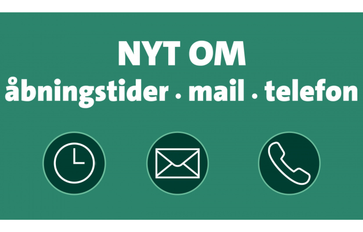 Viborg Bibliotekerne tilpasser åbningstider, telefon og mail