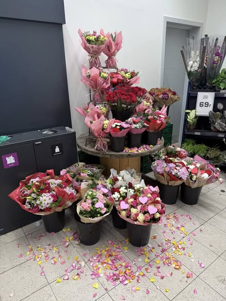 Rema 1000 Ringsted tilbyder stort udvalg af blomster til Valentinsdag