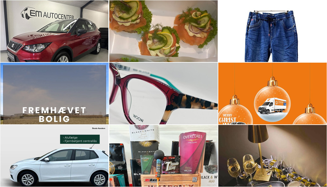 Nyt fra Meny Randers, Min Købmand Øster Bjerregrav , Kiosk & Bistro ved Shell Ekspress Mariagervej og 20 andre