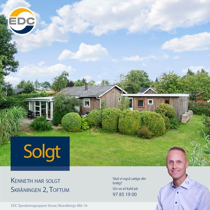 EDC Ejen­doms­grup­pen Struer har solgt Skråningen 2, Toftum