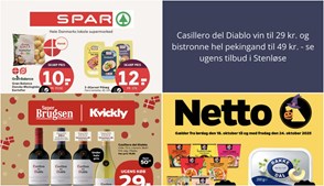 Casillero del Diablo vin til 29 kr. og bistronne hel pekingand til 49 kr. - se ugens tilbud i Stenløse