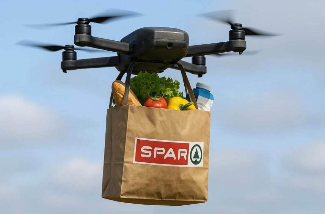 Spar Fårup introducerer dronelevering af varer døgnet rundt inden for 30 minutter