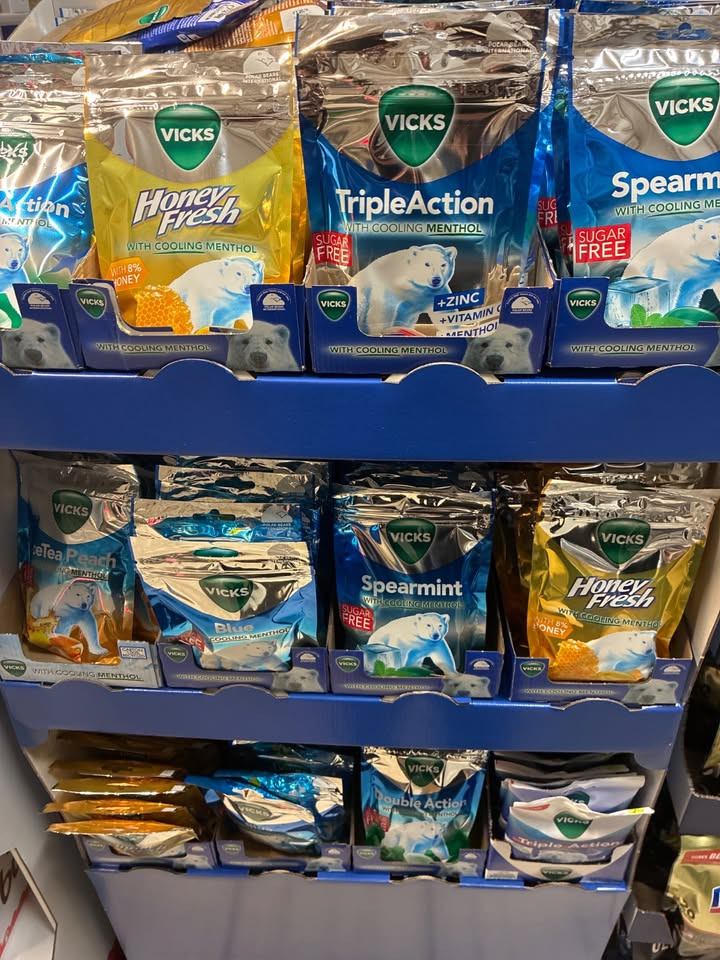 MENY Randers sælger Vicks bolcher til 11 kr pr. pose