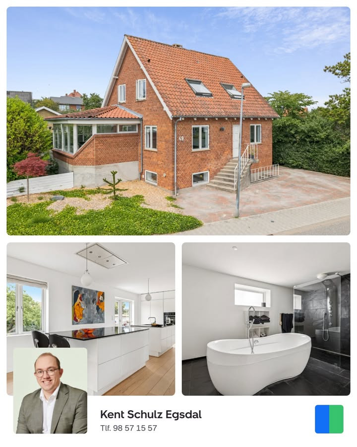 Nybolig Hadsund præsenterer velholdt villa med moderne komfort centralt i Hadsund