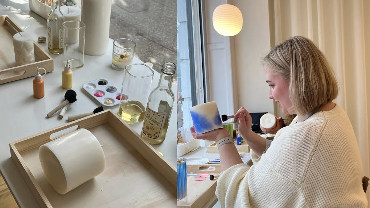 Kreativ aften med cocktails og lysdekoration i Aarhus