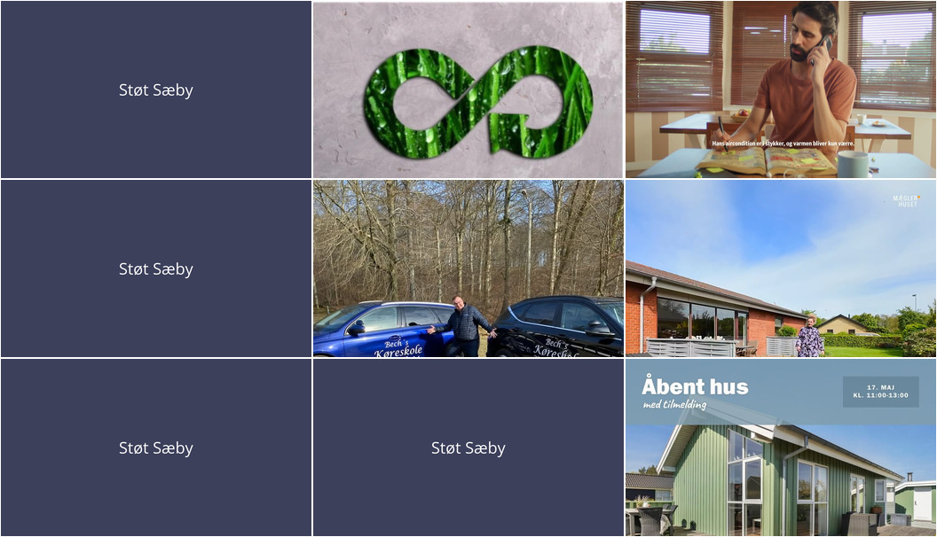 Nyt fra Mæglerhuset Sæby, AUTO TEKNIK A/S, Bech's Køreskole og 2 andre