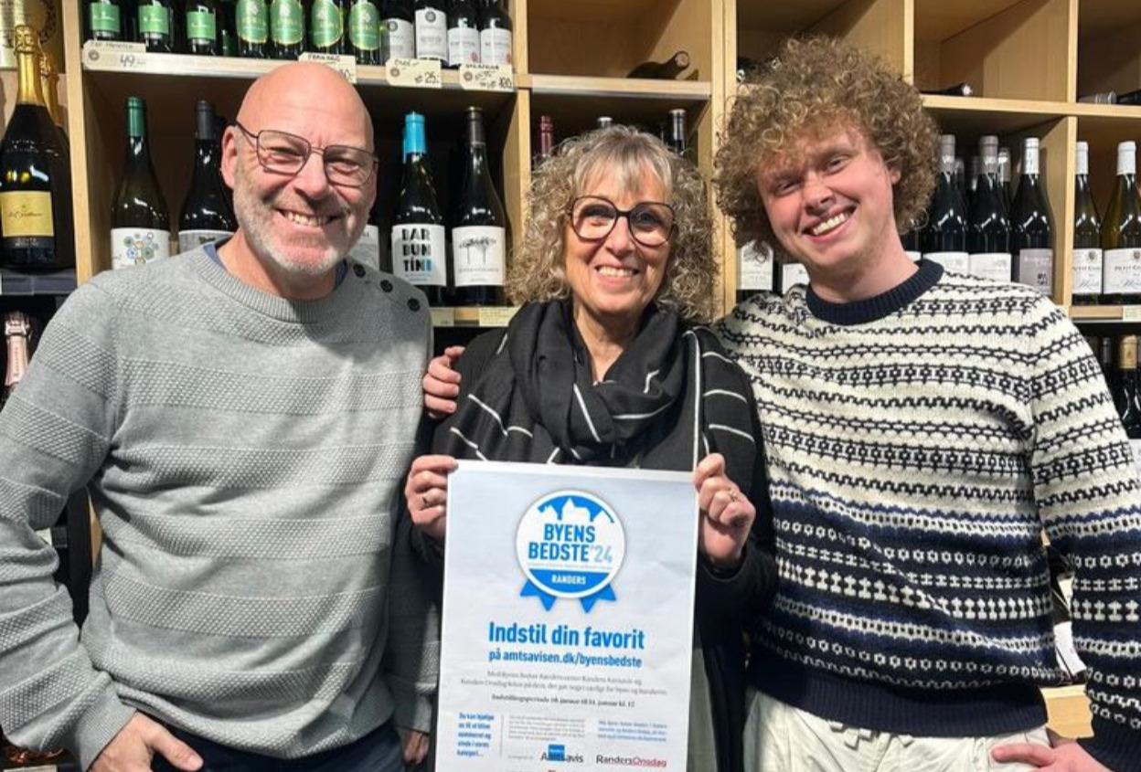 Vinhuset Randers er med i kapløbet om titlen som 'Byens Bedste' specialbutik
