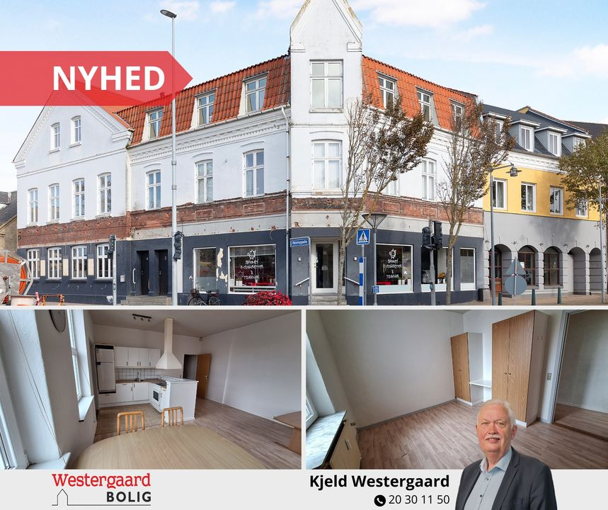 Westergaard Bolig tilbyder hyggelig ejerlejlighed i Brønderslev Centrum