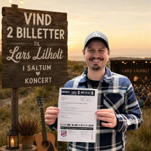 DK Shoes Brønderslev ApS udlodder 2 billetter til Lars Lilholt koncert i Saltum
