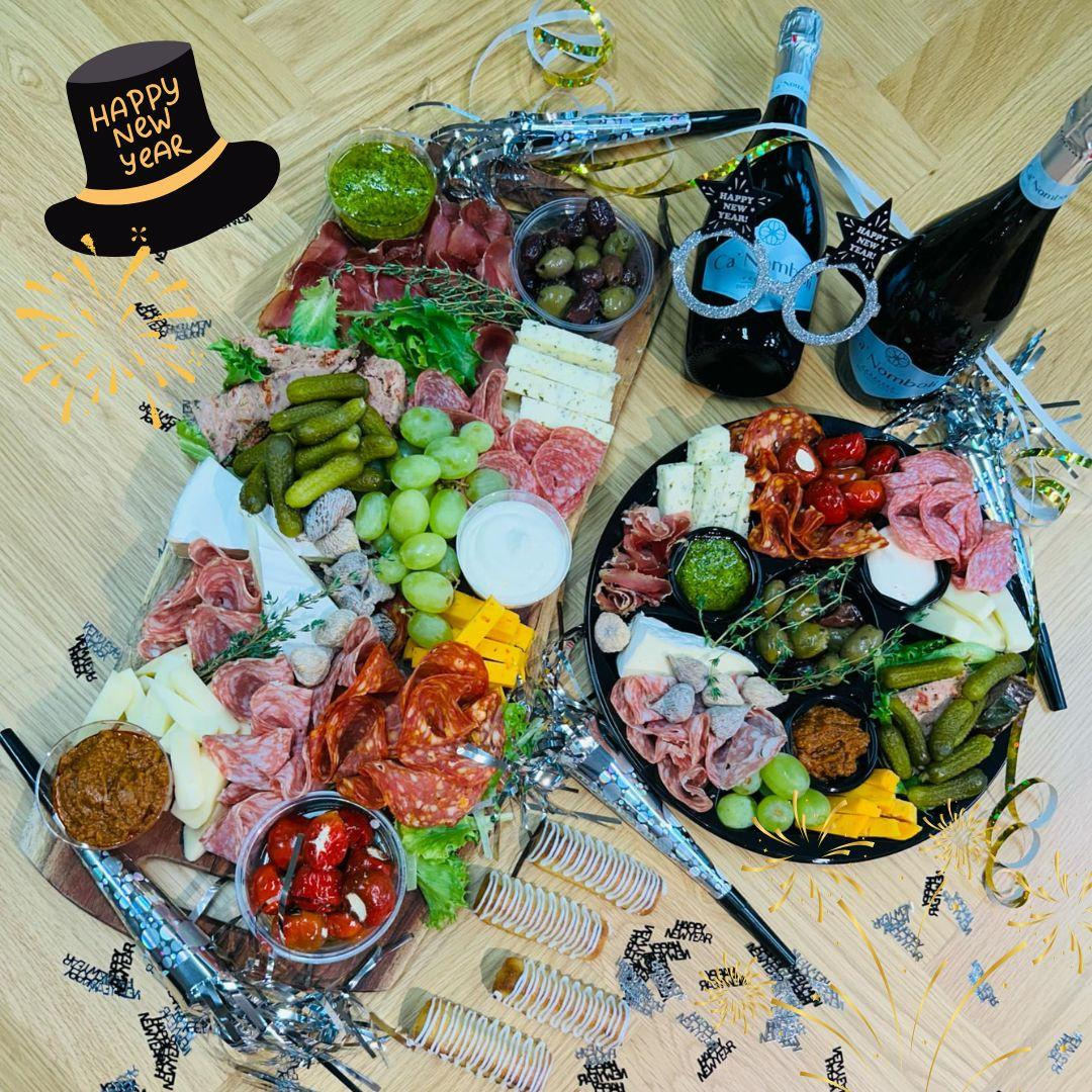 Nytårs tapas 2024 fra Fredericia Vinhandel: Eksklusiv tapasoplevelse med gratis bobler og kransekage