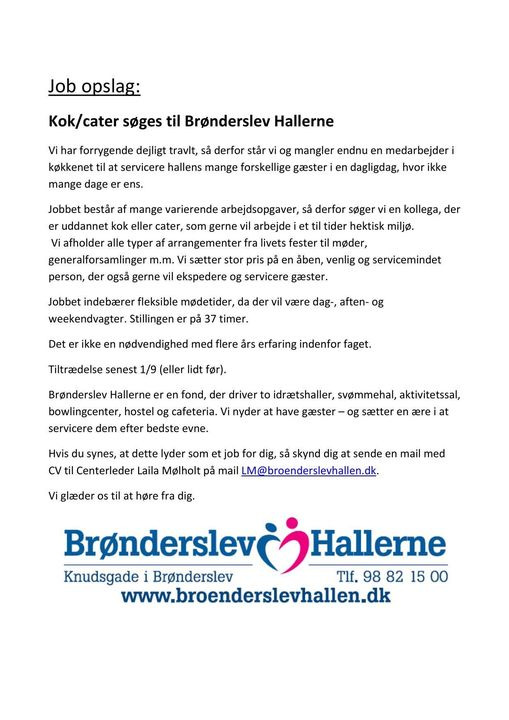Nyt på opslagstavlen i Brønderslev