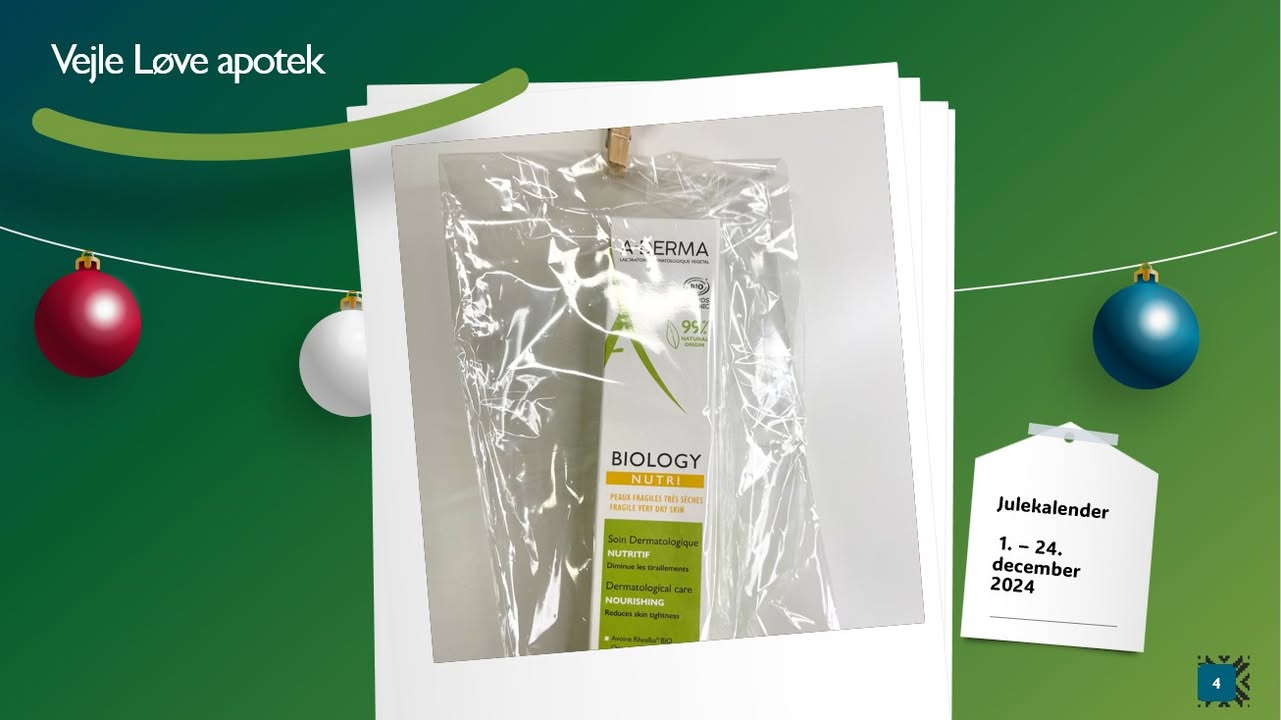 Vejle Løve Apotek inviterer til julekalender med daglige gaver i december