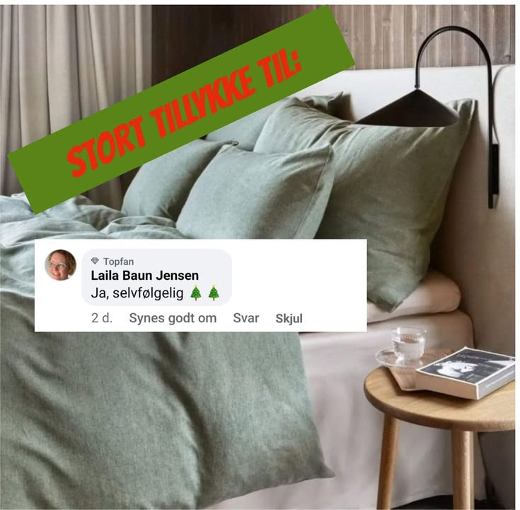 Fjerrenseriet kårer vinderen af konkurrencen: Stort tillykke til Laila Baun Jensen