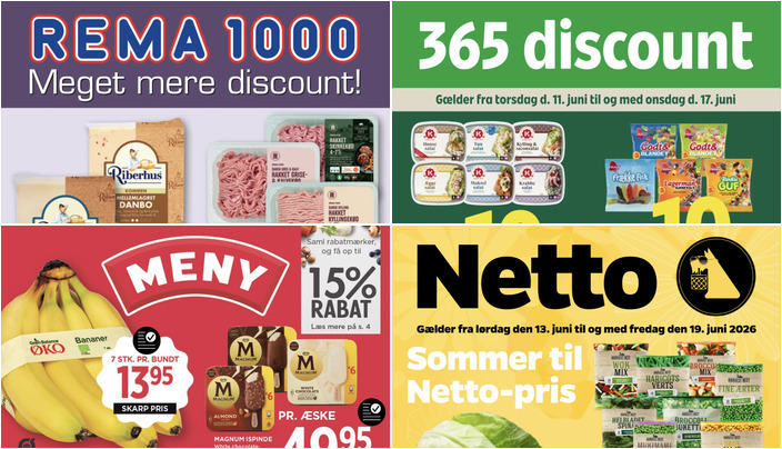Lokale tilbud: K-Salat pålægssalat til 10 kr. og dansk spidskål til 10 kr.