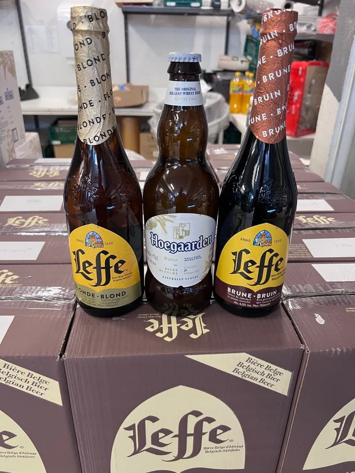Meny Gl. Skagensvej tilbyder Leffe Blonde og Hoegaarden til kun 20 kr. flasken
