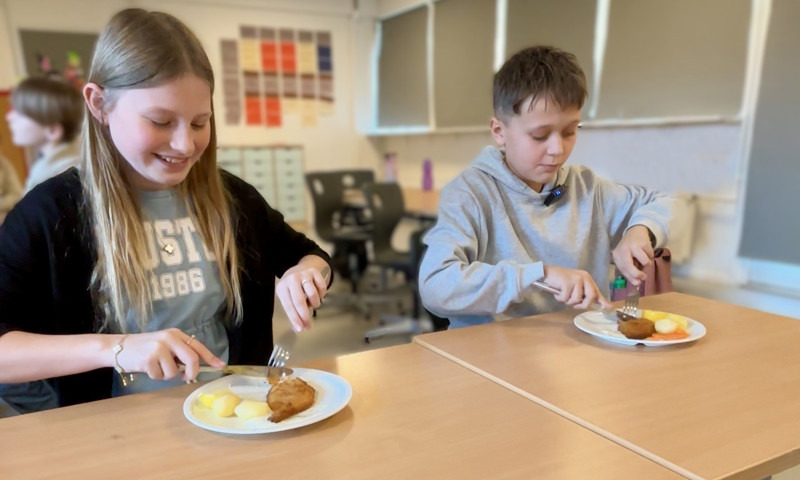 Gratis skolemad på Vesterlandsskolen styrker fællesskab og koncentration blandt elever