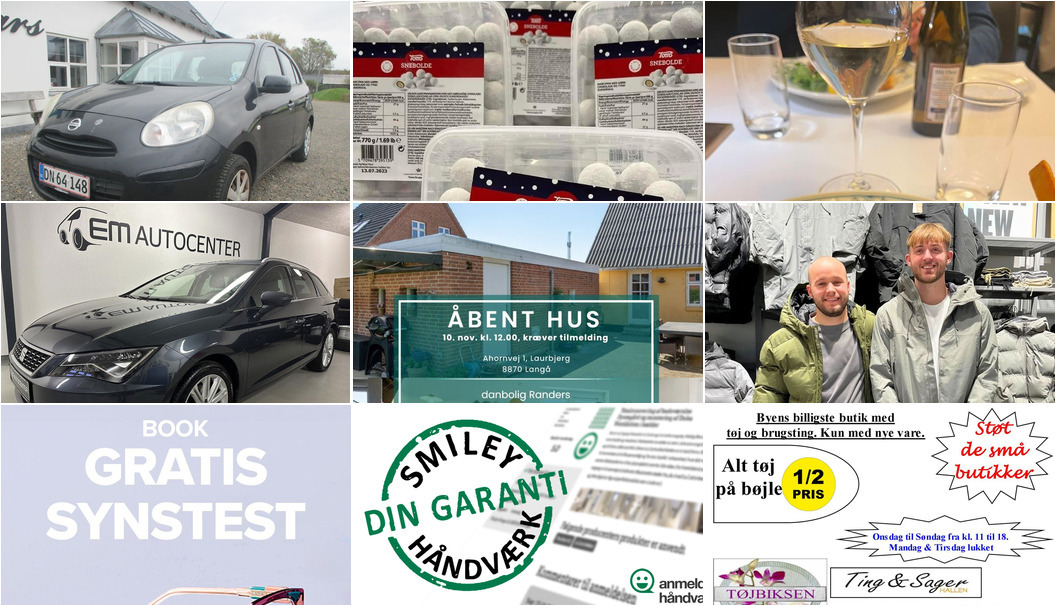 Nyt fra EM AUTOCENTER ApS, GoRanders.dk, Meny Randers og 22 andre