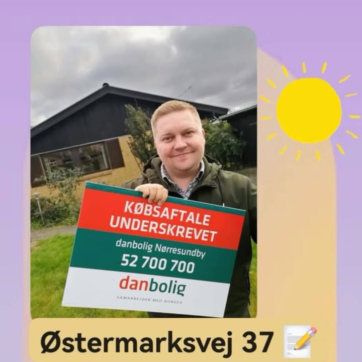 Danbolig Nørresundby annoncerer underskrevet købsaftale og snart solgt bolig