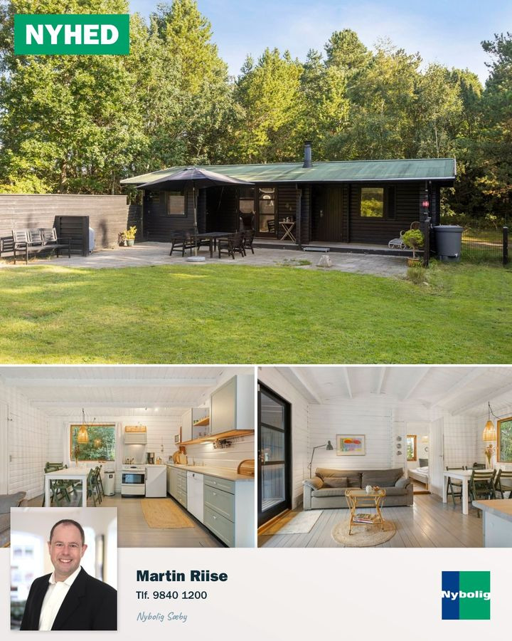 Nybolig Sæby A/S præsenterer nyt charmerende sommerhus tæt på havet og skoven