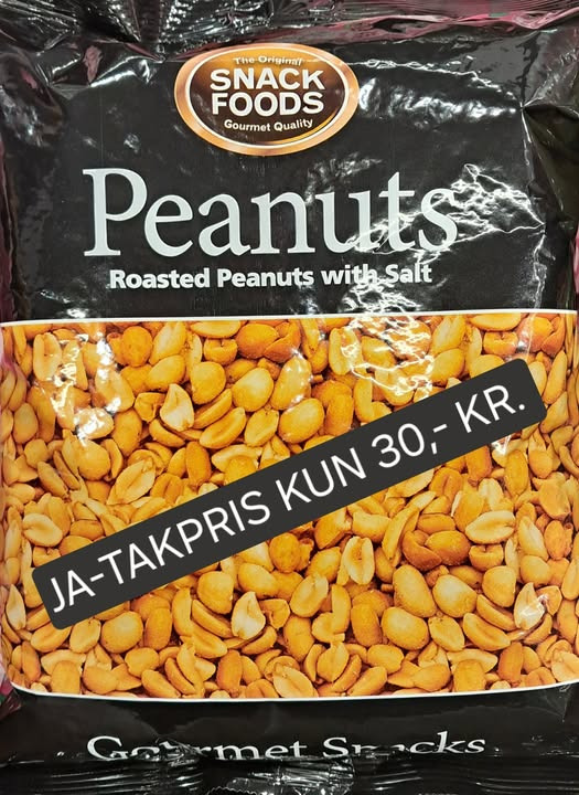 Spar Valsgård tilbyder gourmet peanuts til ja-tak pris