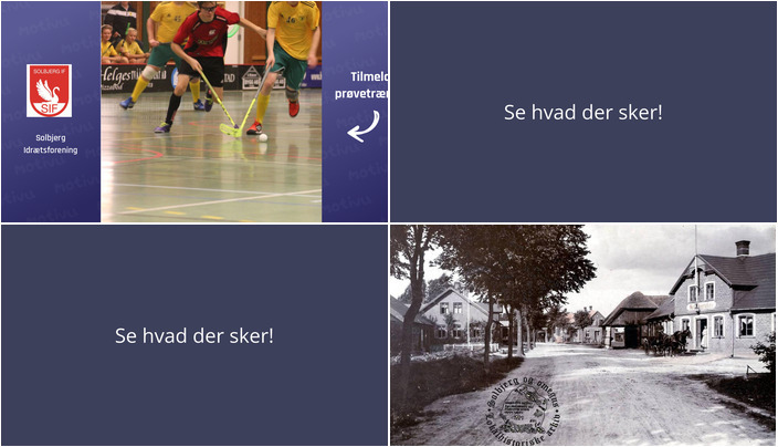 Floorball i Solbjerg for børn og lokalhistoriske minder på biblioteket