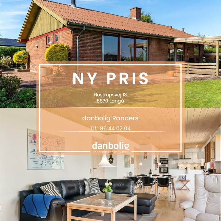 Danbolig Randers annoncerer ny pris på villa i Digterparken