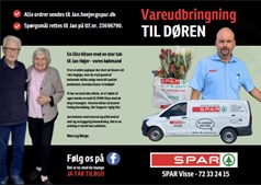 SPAR Visse servicerer ældre og andre, som ikke selv har muligheden for at handle