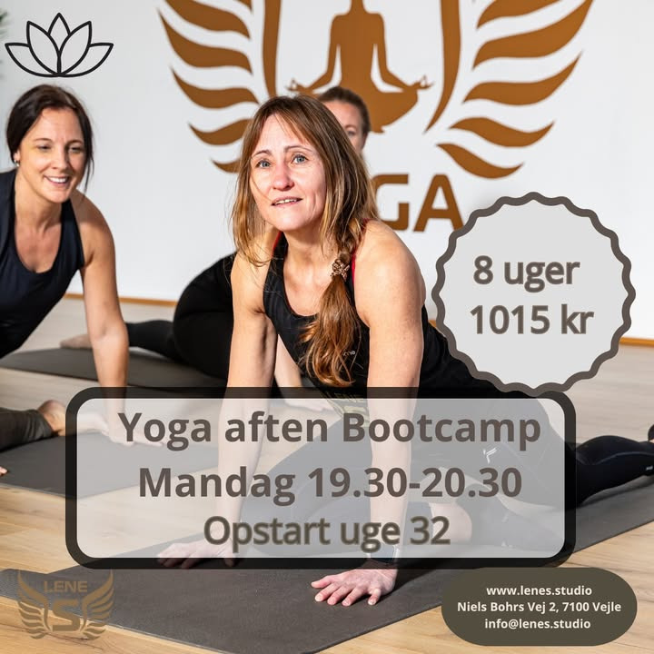 LeneS inviterer til yoga aften bootcamp i august