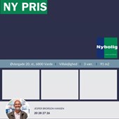 Nybolig Varde tilbyder villalejlighed med ny pris ved Arnbjerg Parken