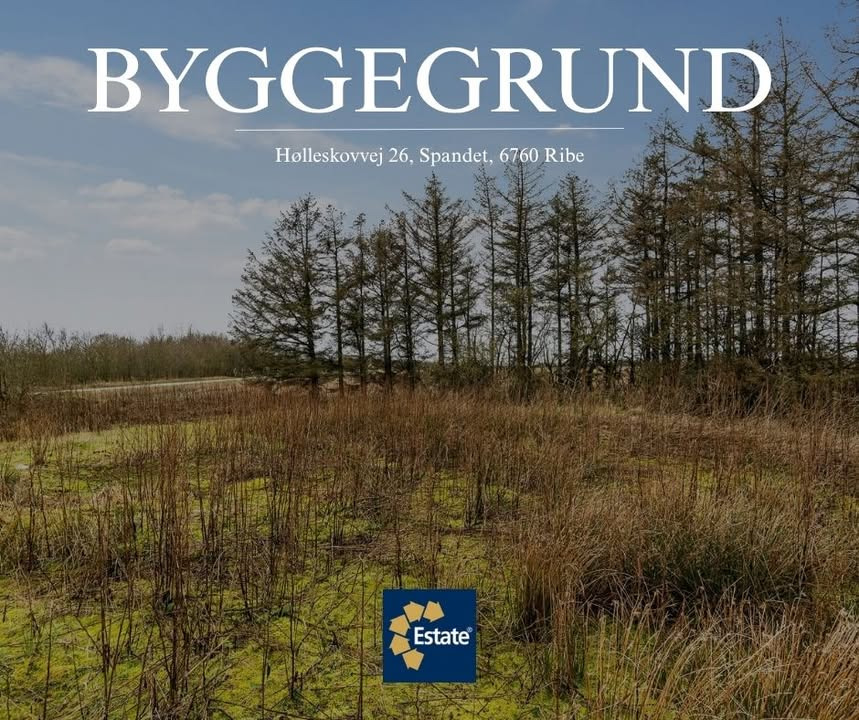 Unik byggegrund i naturskønne Spandet tilbydes af ESTATE Robin Thybo Esbjerg & Varde