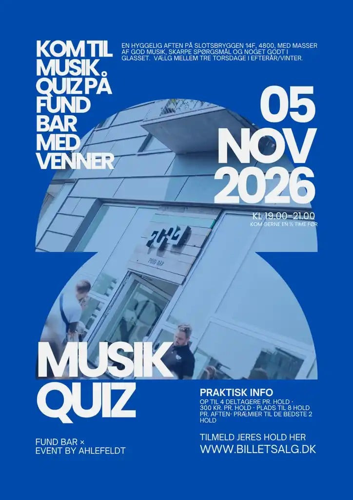 Musikquiz på FUND Bar: Test din viden og vind præmier