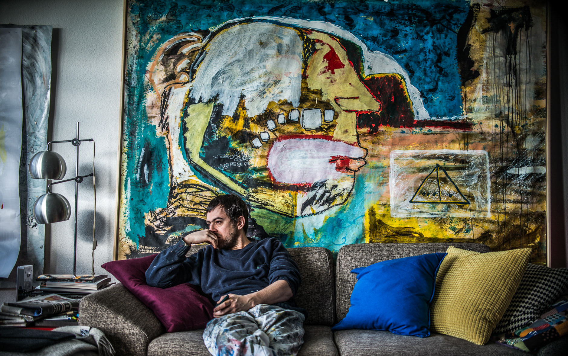 David Ramirez Gomez deler sin historie på Tranbjerg Bibliotek